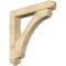 Ekena Millwork Legacy Arts and Crafts Rough Sawn Bracket w/ Offset Brace, Douglas Fir, 8"W x 48"D x 48"H BKT0806X48X48LEC03RDF - alternate 1